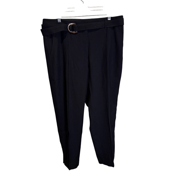 White House Black Market Pants - White House Black Market WHBM‎ The Relaxed Ankle Pants Pockets Black Size 16L